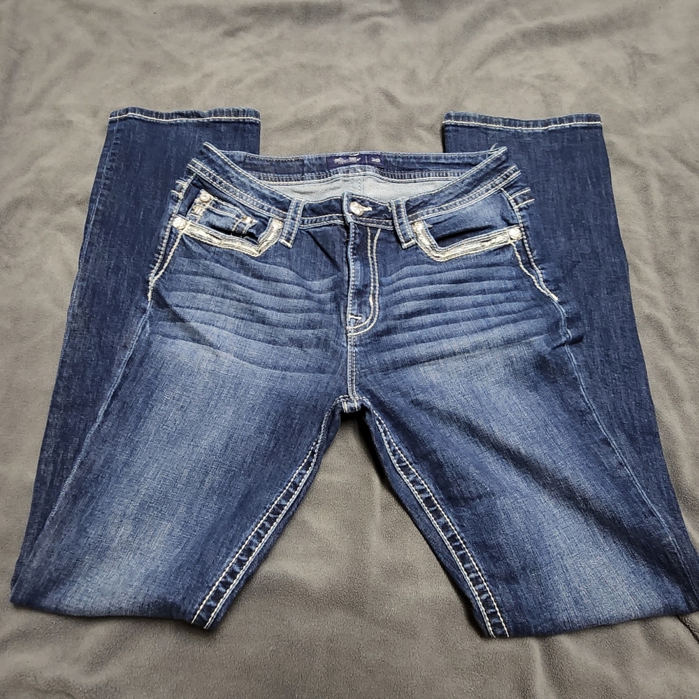 Miss me mid rise straight jeans